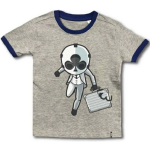 Hole in the Wall Fortnite - Clover Heist Grey Kids T-Shirt