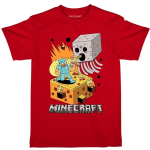 J!NX Minecraft - Steve Versus Ghast Youth Tee