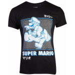 Difuzed Nintendo - Super Mario Runningh Yoshi Men's T-Shirt - Wit