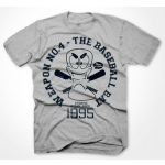 Gaya Entertainment T-Shirt Worms - Baseball bat vintage, grey,