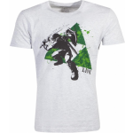 Difuzed Zelda - Splatter Triforce Men's T-shirt