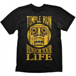 Gaya Entertainment Temple Run T-Shirt - Run for your Life,
