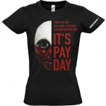 Gaya Entertainment Payday 2 Girl-Shirt Wolf Mask