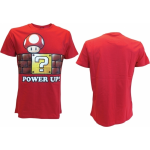 Difuzed Nintendo T-Shirt Power Up Red