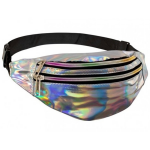 Hip Heuptasje/fanny Pack/buideltasje Holografisch Print Zilver - Festival Fanny Pack/bum
