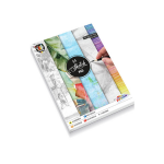 1x Hobby Schetsboek/tekenboek 80 Vellen A4 Formaat - Grafix 80x Vellen Blanco Papier - Teken Boeken - Wit