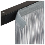 Wentex Showtec String Curtain 6x3m grijs Pipe & Drape