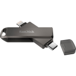 Sandisk iXpand Flash Drive Luxe 64GB Type-C + Lightning Connector - Zwart