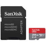 Sandisk MicroSD Ultra 256GB for Chromebooks 120Mb/s UHS-1 with Adapter