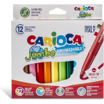 Carioca Viltstift Jumbo Superwashable 12 Stiften In Een Kartonnen Etui