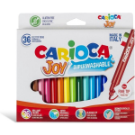 Carioca Viltstift Superwashable Joy, 36 Stiften In Een Kartonnen Etui