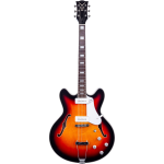 VOX Bobcat V90 semi-hollow body semi-akoestische gitaar (sunburst)