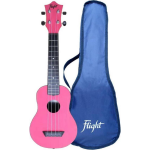 Flight Travel Series TUS35 Pink sopraan ukelele met gigbag