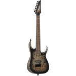 Ibanez Axion Label RGD71ALPA-CKF Charcoal Burst Black Stained Flat 7-snarige elektrische gitaar