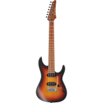 Ibanez Prestige AZ24027-TFF Tri Fade Burst Flat 7-snarige elektrische gitaar met koffer