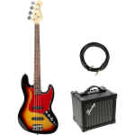 Fazley FJB218 Sunburst elektrische basgitaar + versterker + kabel