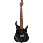 Music Man JP150 John Petrucci Signature Trans Black Satin met deluxe gigbag