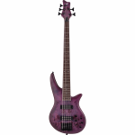 Jackson X Series Spectra Bass SBXP V, Tansparent Purple Burst elektrische basgitaar