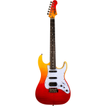 JET Guitars 600 Series JS-600 Transparent Red elektrische gitaar