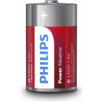 Philips 2 X D Batterij - Rood