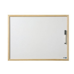 Bi-office Whiteboard met houten profiel