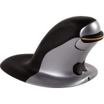 Fellowes ergonomische muis Penguin, draadloos, medium, zwart met grijs - Silver