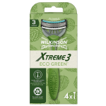 Wilkinson 4stuks Extreme3 Eco-Green Sensitive Wegwerp Scheermesjes