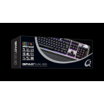 QPAD - MK95 Pro Gaming Mechanical Switchable switch Keyboard, with RGB backlit and Palmrest, Painting keycap, US International layout