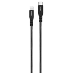 Philips Usb Kabel 3.0 - Usb-c - Lightning - Voor Iphone - Lengte: 1,2 Meter Nylon - Zwart