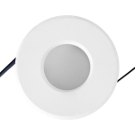 BES LED Spot Armatuur Gu10 - Aigi - Waterdicht Ip65 - Inbouw Rond - Mat Aluminium/glas - Ø82mm - Wit