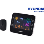 Hyundai - Draadloos Weerstation Met Sensor - Zwart