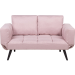 Beliani Brekke Slaapbank Polyester 76 X 187 Cm - Roze