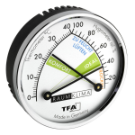 TFA Dostmann Tfa Analoge Thermo-hygrometer Met Metalen Ring