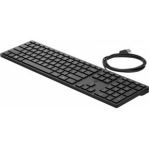 HP 320K toetsenbord USB QWERTY Engels - Zwart