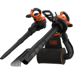 BLACK+DECKER 3-in-1 Bladblazer Beblv301 - Negro