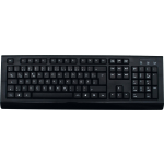 MediaRange MROS104 Duits RF Draadloos QWERTY toetsenbord - Zwart