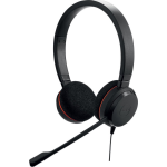 Jabra Evolve 20 UC Stereo Bedrade Office Headset - Zwart