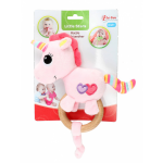 Toi-Toys Rammelaar Little Stars Junior Hout/katoen - Roze