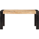 Vidaxl Eettafel 160x80x76 Cm Massief Mangohout - Bruin