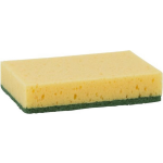 10x Gele Schuursponzen / Sponzen Vlak Premium 14 X 9 X 3 Cm - Schoonmaak / Keukenartikelen - Jaune
