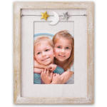 Zep - Houten Baby Fotolijst Grace Bruin / Voor Foto 10x15 - Wg2246 - Wit
