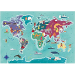 Clementoni Legpuzzel Exploring Maps: Cultuur 250 Stukjes