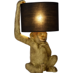 Lucide Extravaganza Chimp Tafellamp - Zwart