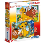 Clementoni Legpuzzel The Lion King 60 Stukjes 2 Stuks