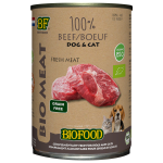Biofood Organic 100% Rund - Hondenvoer - 400 g Blik