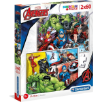 Clementoni Legpuzzel Marvel Avengers 2x60 Stukjes
