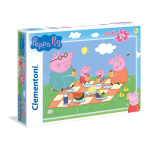 Clementoni Legpuzzel Supercolor Peppa Pig 24 Stuks