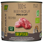 Biofood Organic 100% Rund - Hondenvoer - 200 g Blik