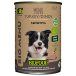 Biofood Organic Menu 400 g - Hondenvoer - Kalkoen Blik