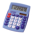 Calculator Desktop Citizen Color Line - Blauw